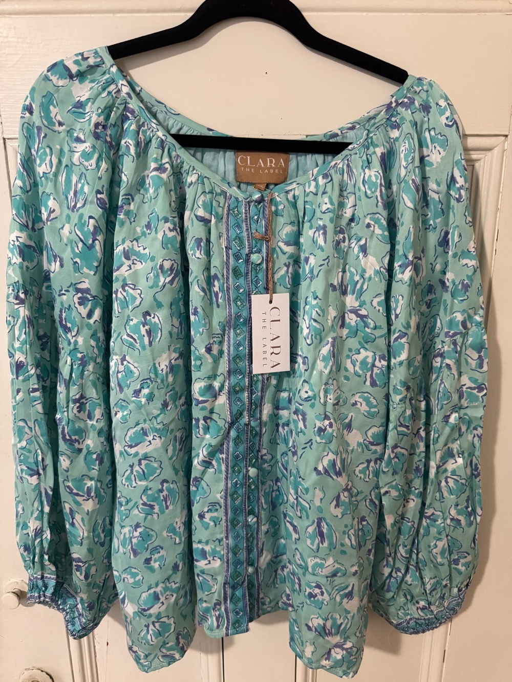 Clara The Label Floral Long Sleeve Blouse